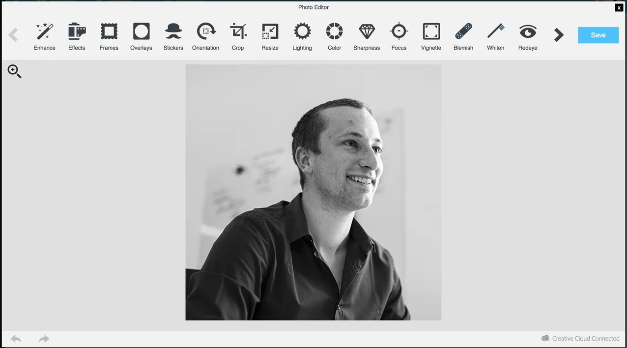 The image editor from the Adobe Creative Suite. The image editor from the Adobe Creative Suite.
