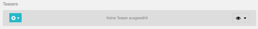Sulu-Backend Teaser-Selection empty Sulu-Backend Teaser-Selection empty