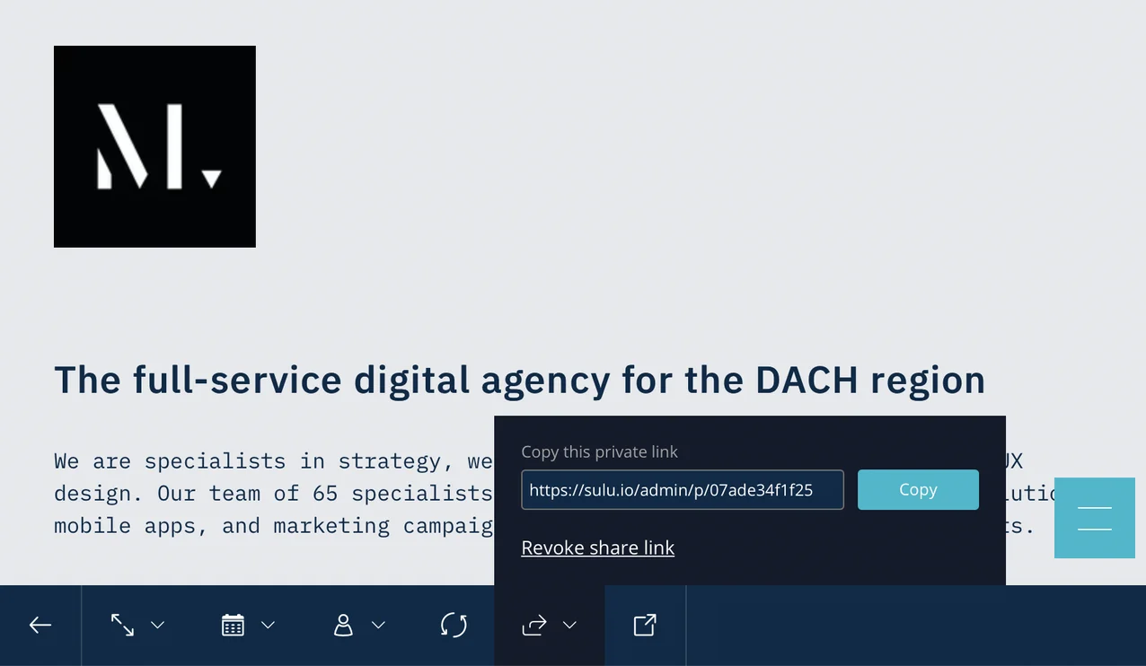 Sulu Preview Link Sulu Preview Link