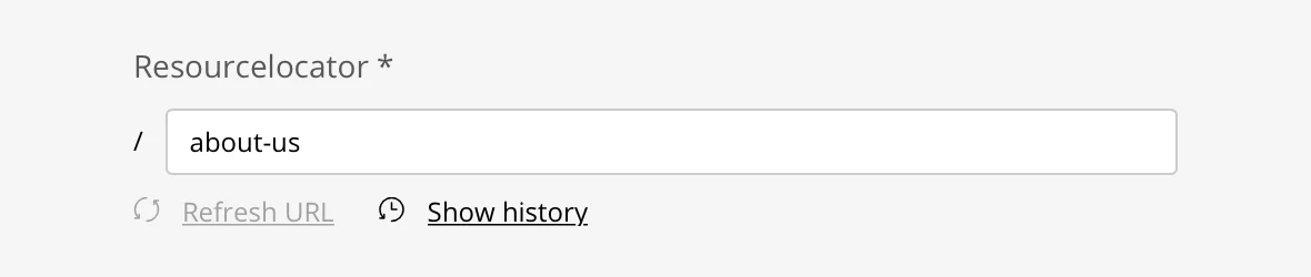 Resourcelocator - Refresh URL Resourcelocator - Refresh URL