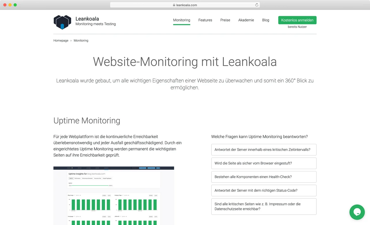 leankoala.com - Monitoring leankoala.com - Monitoring