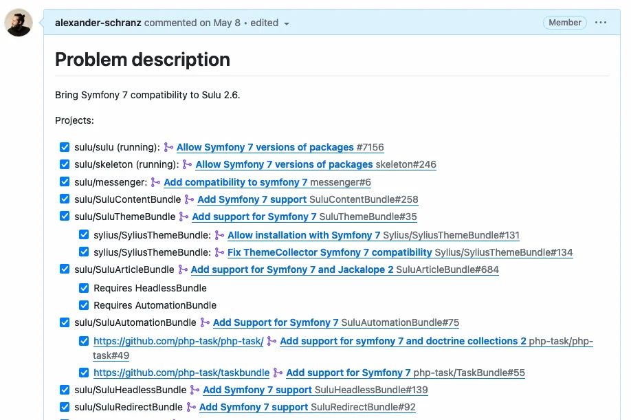 Symfony 7 Upgrade