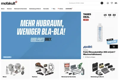 Mofakult moped parts webshop