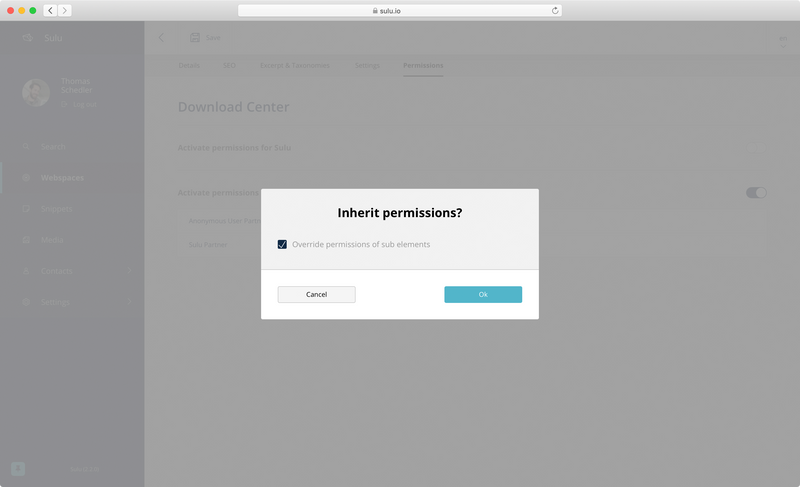 Inherit Permissions Inherit Permissions