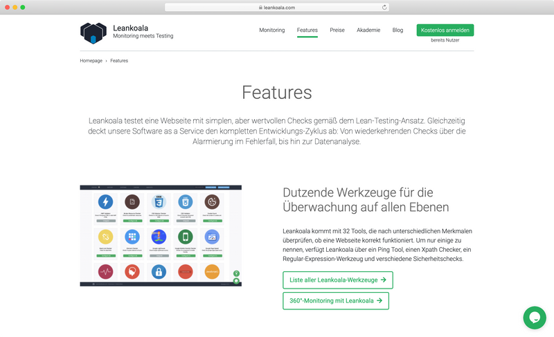 leankoala.com - Features leankoala.com - Features