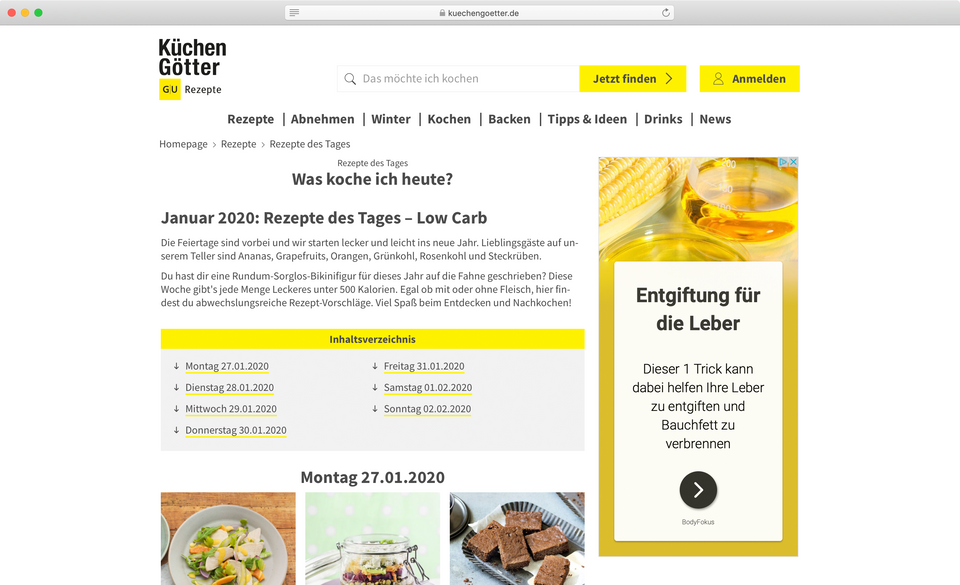 küchengötter.de - Recipes of the day