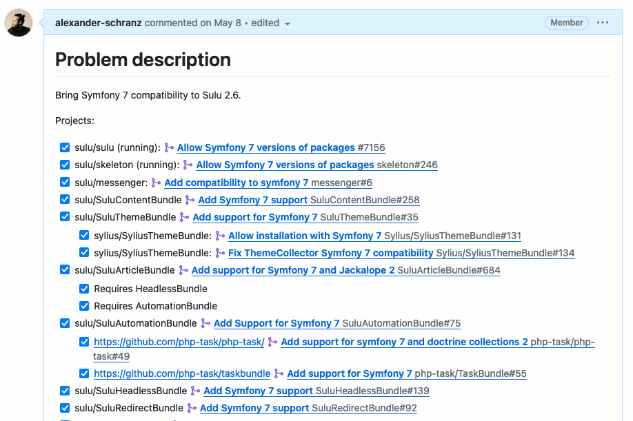 Symfony 7 Upgrade