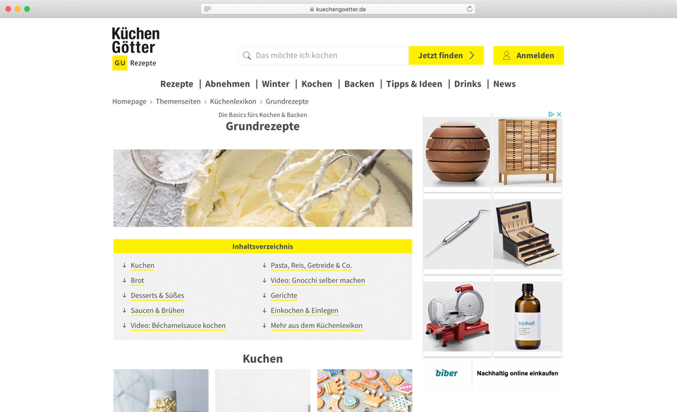 küchengötter.de - Basic Recipes